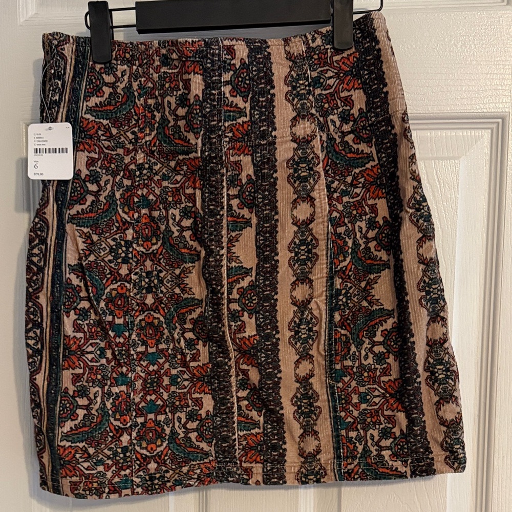 Free People Multicolor Patterned Mini Skirt - Picture 4 of 4